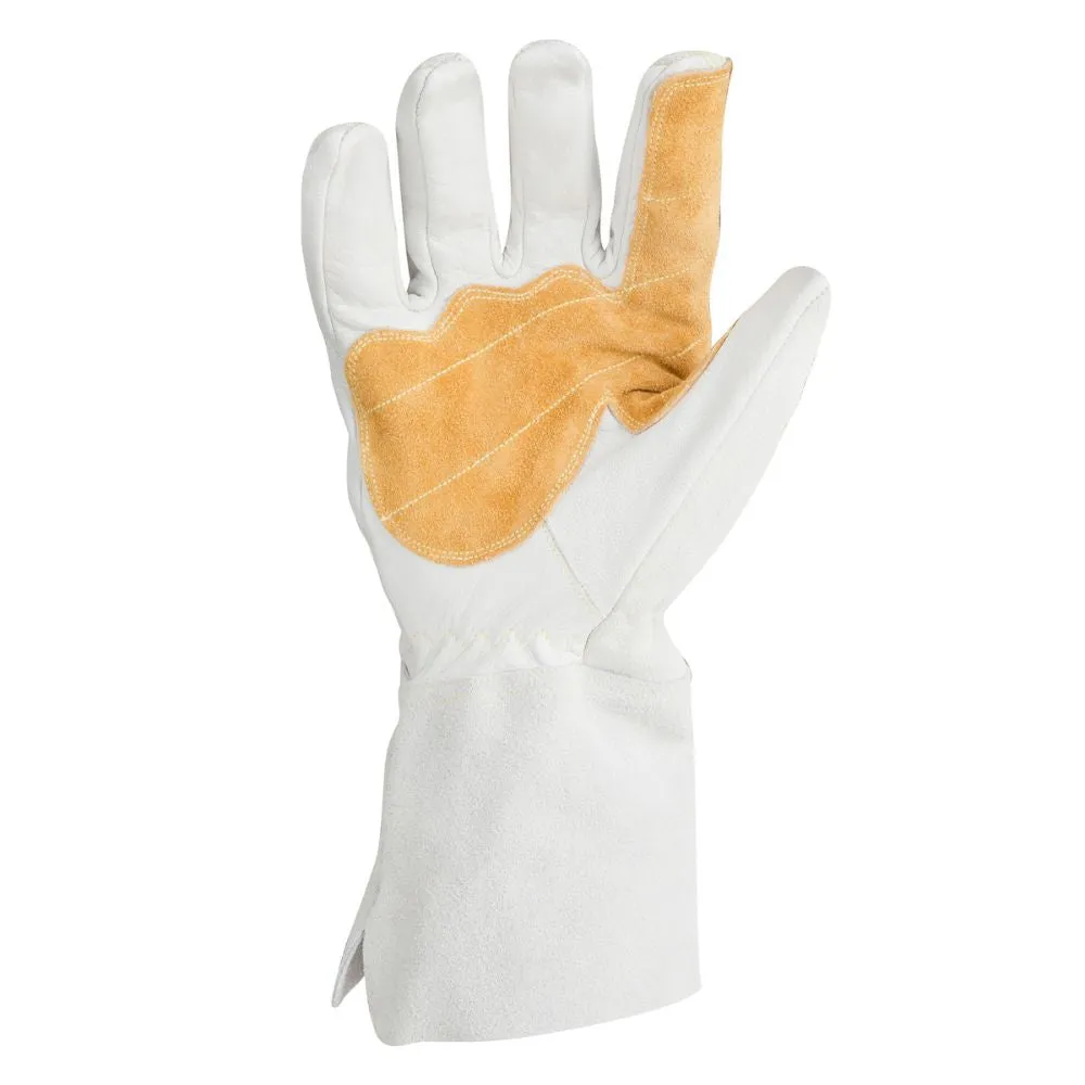 212 Performance ARCSGSA-00-008 ARC Premium Stick Welding Gloves, GSA Compliant White