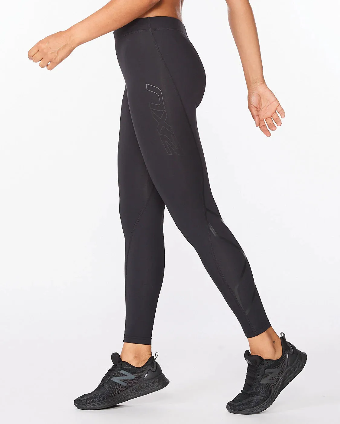 2XU Womens Core Compression Tights - Black/Nero