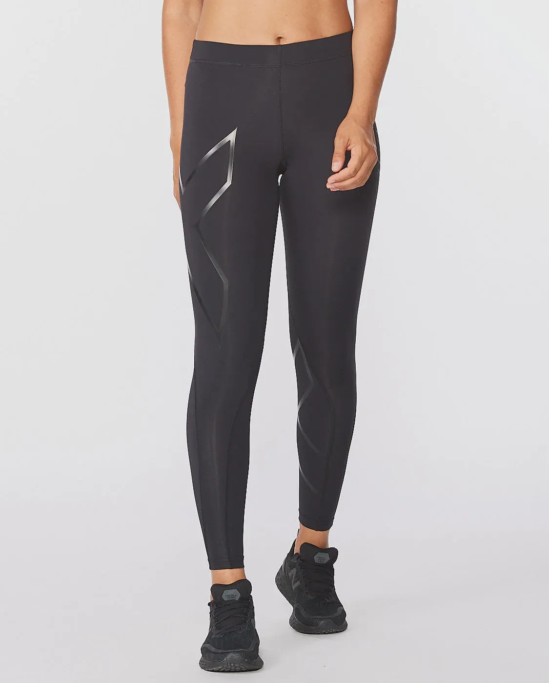 2XU Womens Core Compression Tights - Black/Nero