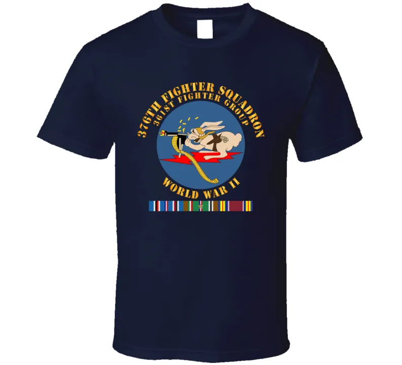 Aac - 376th Fighter Squadron - Wwii W Eur Svc Classic T Shirt