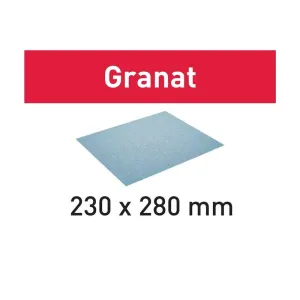 Abrasive paper 230 x280 P150 GR/10 Granat