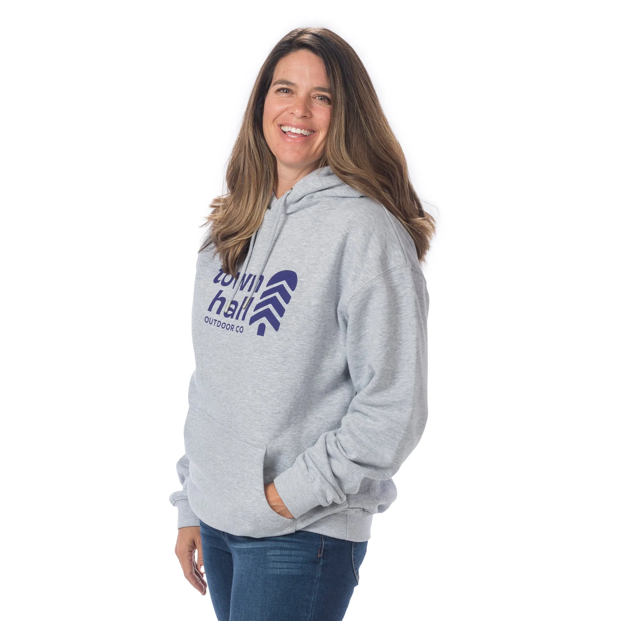 Adult Town Hall Logo Hoodie Sweatshirt