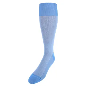 Bernard Chain Link Mercerized Cotton Mid-Calf Socks