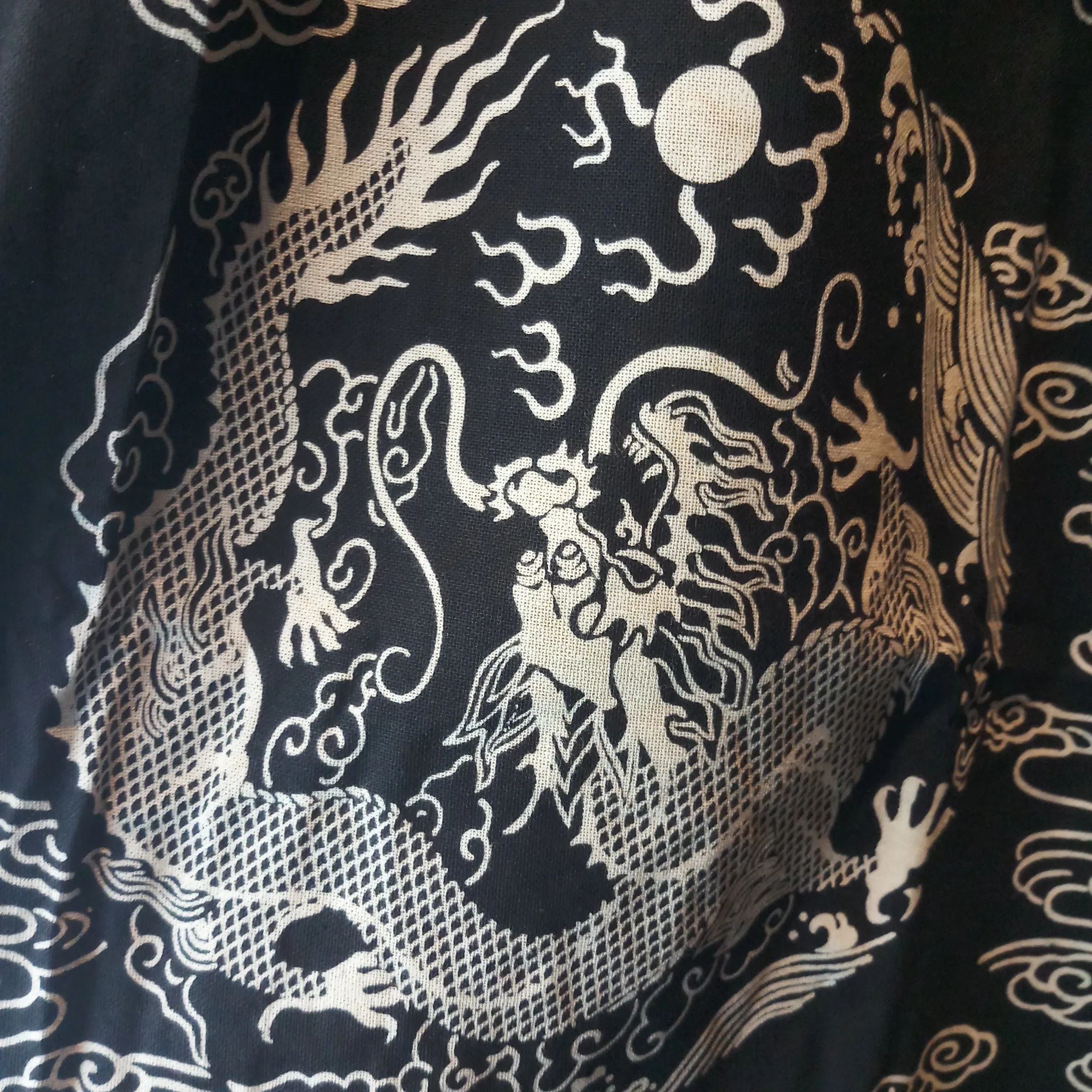 Black Dragon A-Line Skirts