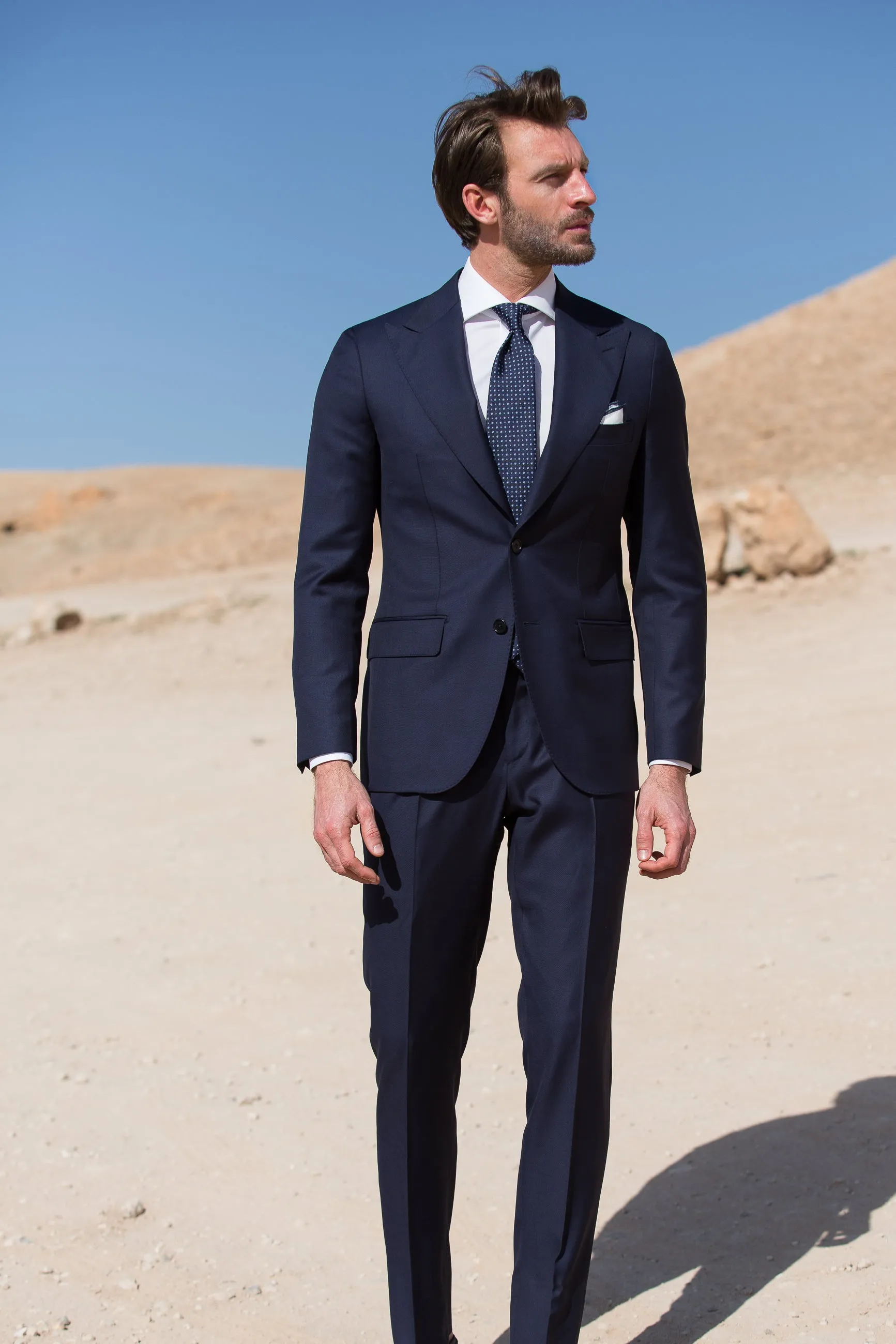 Blue suit "Soragna Capsule Collection" - Made in Italy