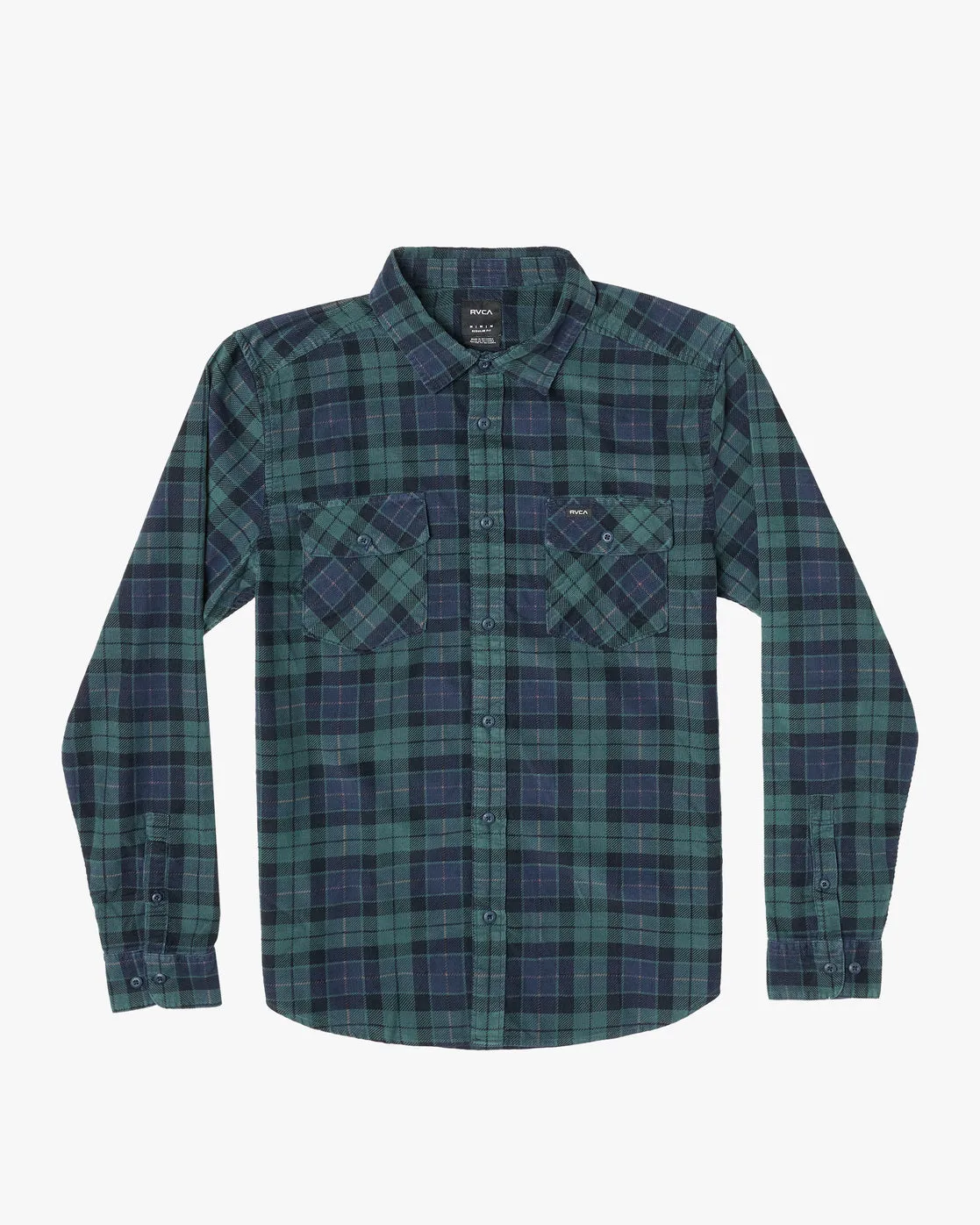 Blues Walk Cord Long Sleeve Shirt - Hunter Green