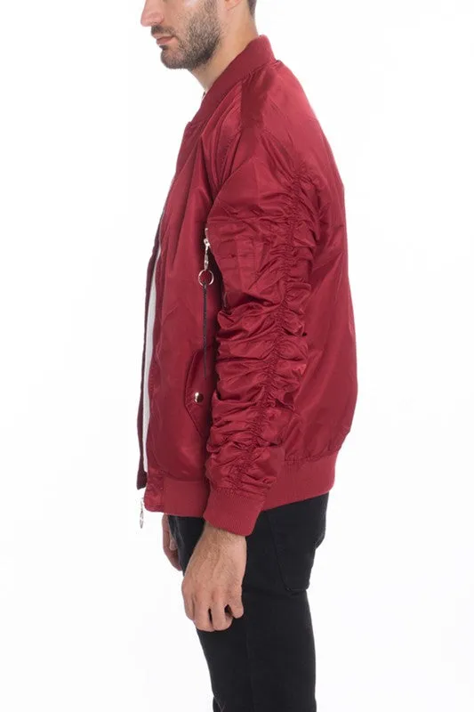 Casual MA-1 Flight Lined Bomber Jacket