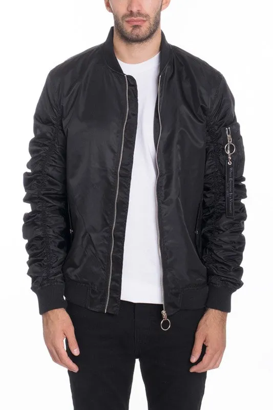 Casual MA-1 Flight Lined Bomber Jacket