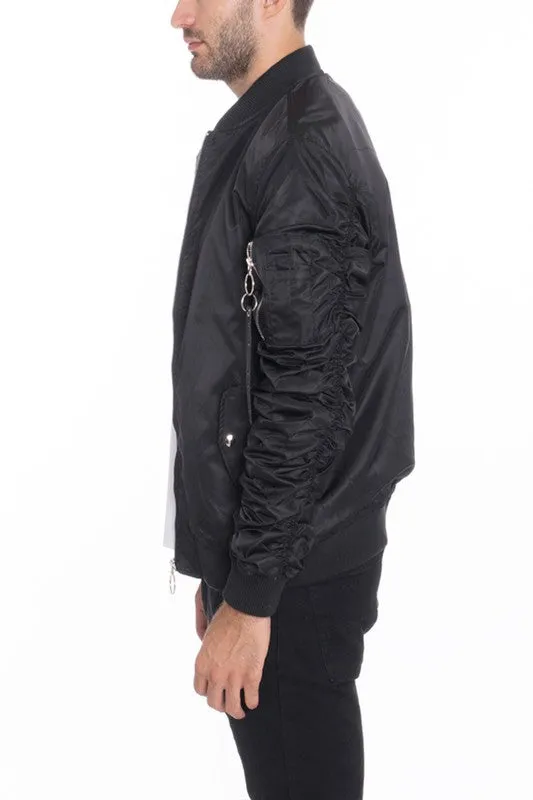 Casual MA-1 Flight Lined Bomber Jacket