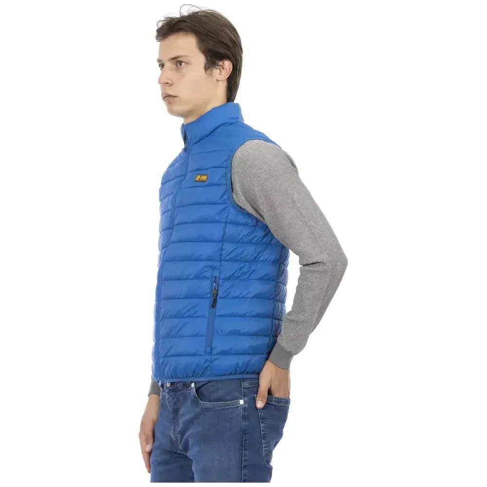 Ciesse Outdoor Blue Polyester Men Sleeveless Jacket