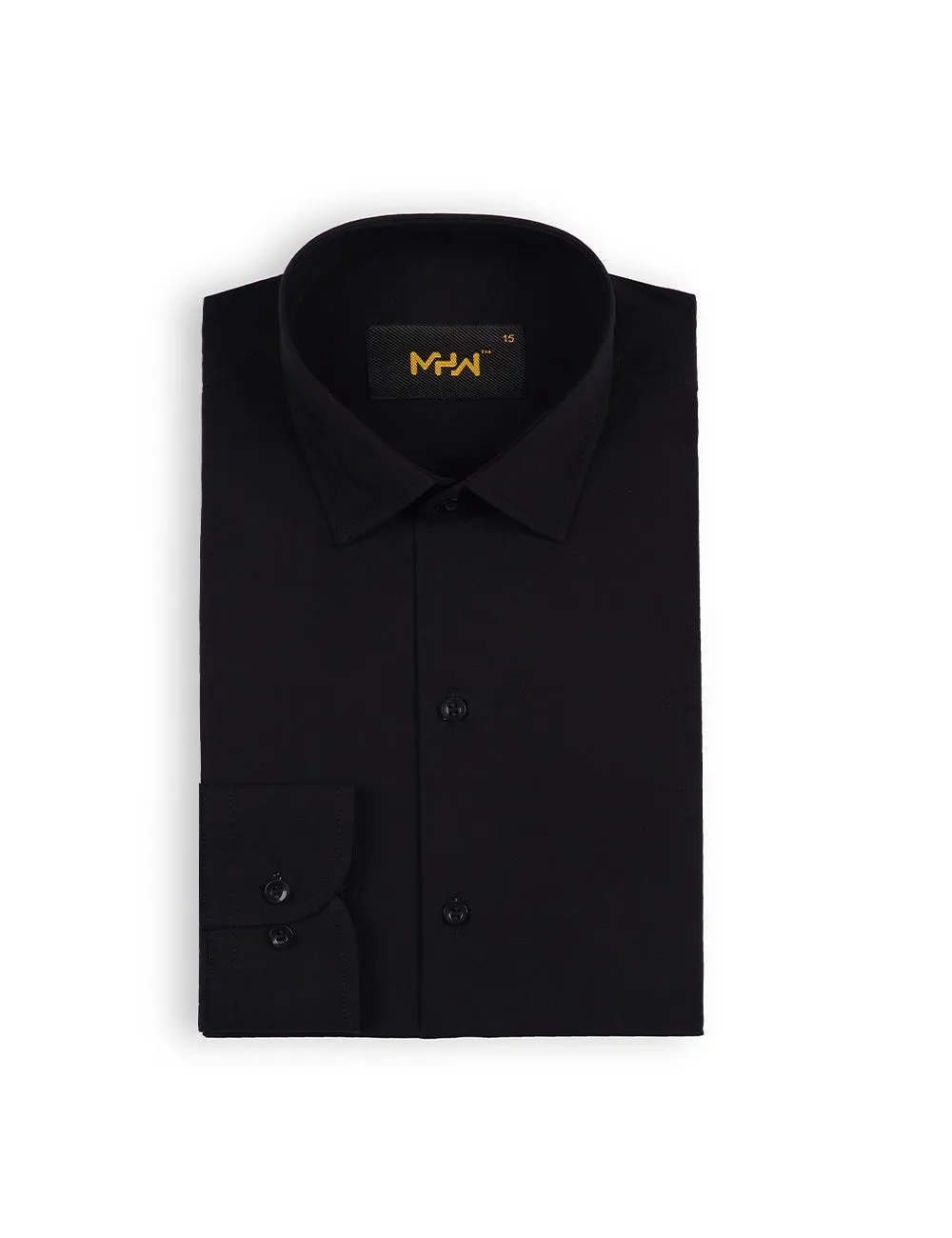 Classic Black Dress Shirt for Men