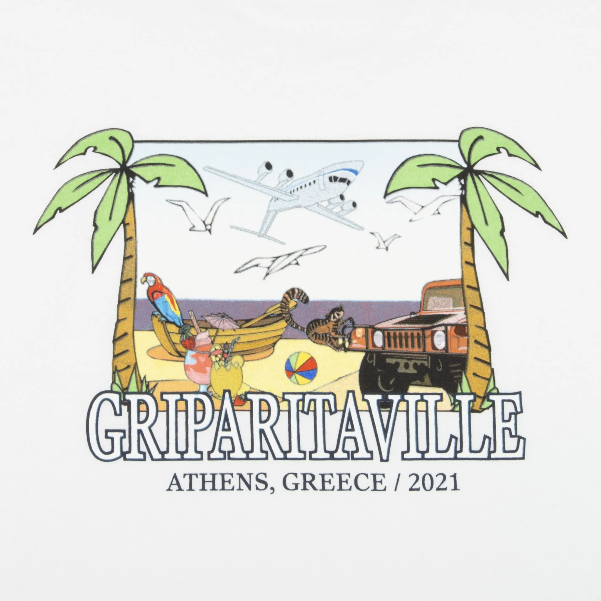 Classic Grip Griparitaville T-Shirt White