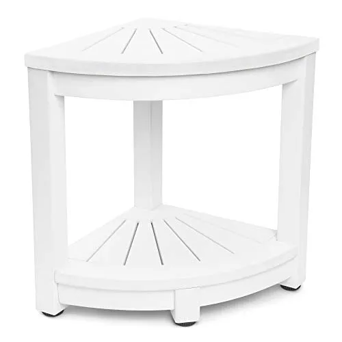 Corner Bench Shower Stool for Shaving Legs Small