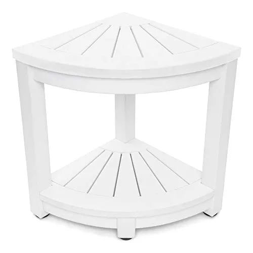 Corner Bench Shower Stool for Shaving Legs Small