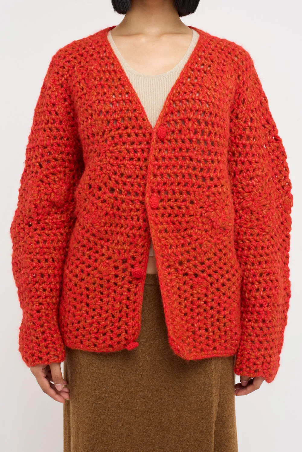 Crochet Women's Boxy Cardigan