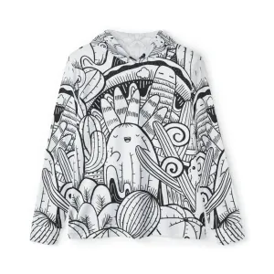 Doodle Cactus - Men's Sports Warmup Hoodie