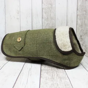 Earthbound Tweed Sherpa Dog Coat