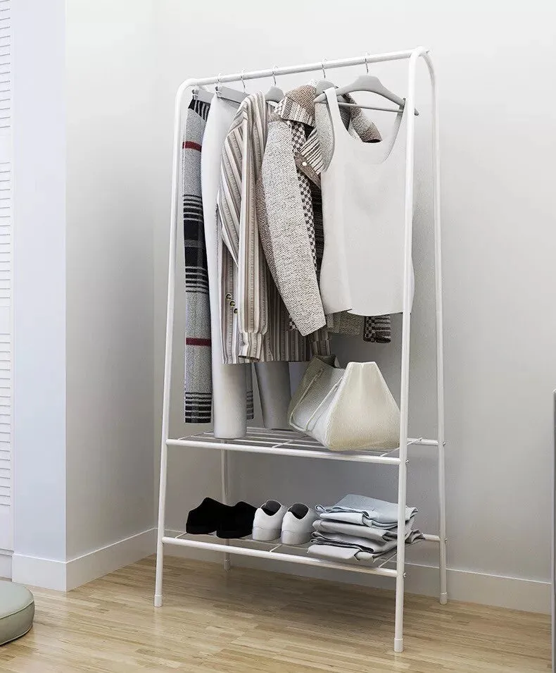 Entryway Clothes Rack Storage with Shelf