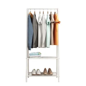 Entryway Clothes Rack Storage with Shelf