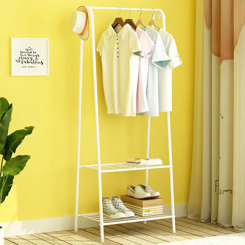 Entryway Clothes Rack Storage with Shelf