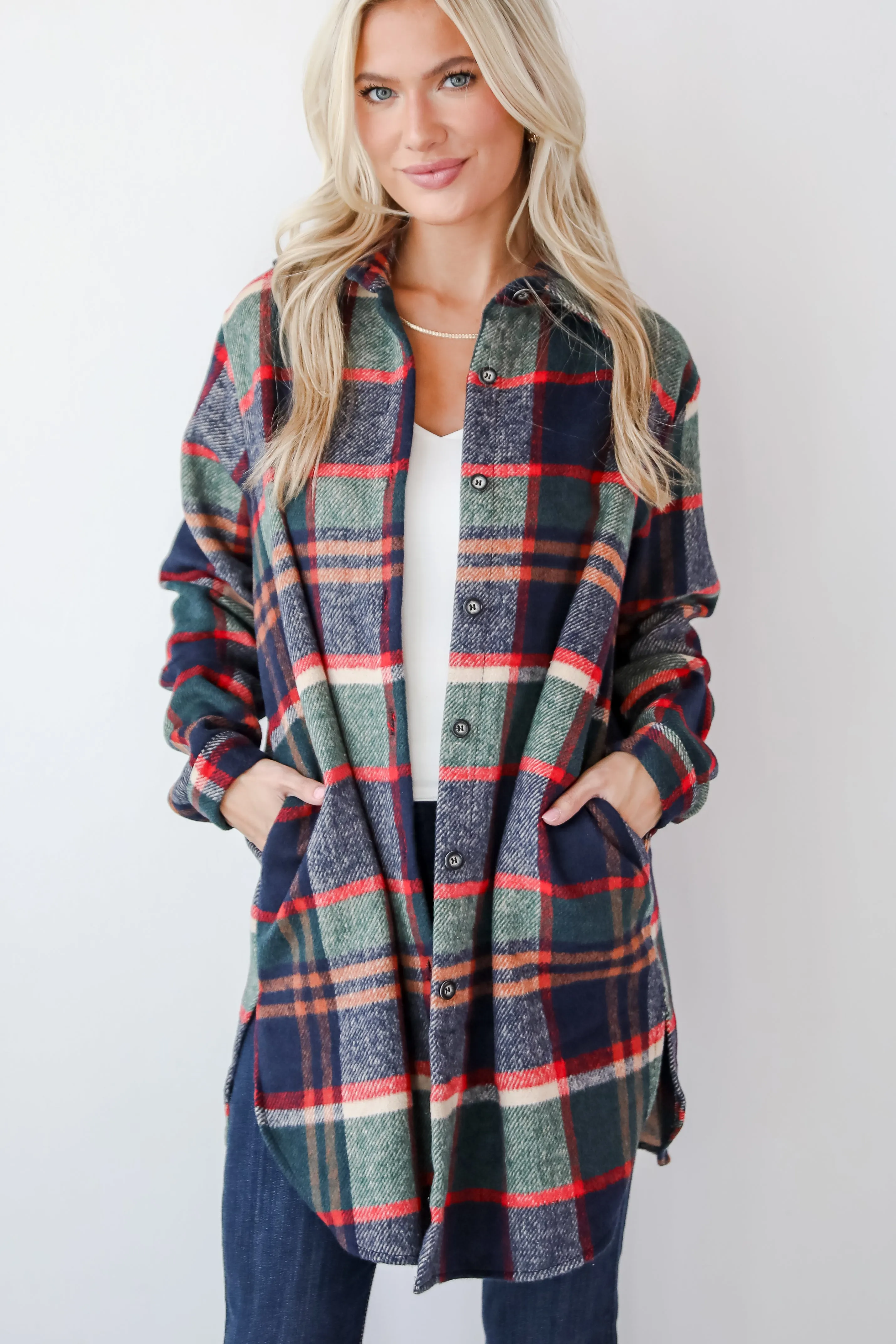 FINAL SALE - Poised Passion Plaid Shacket