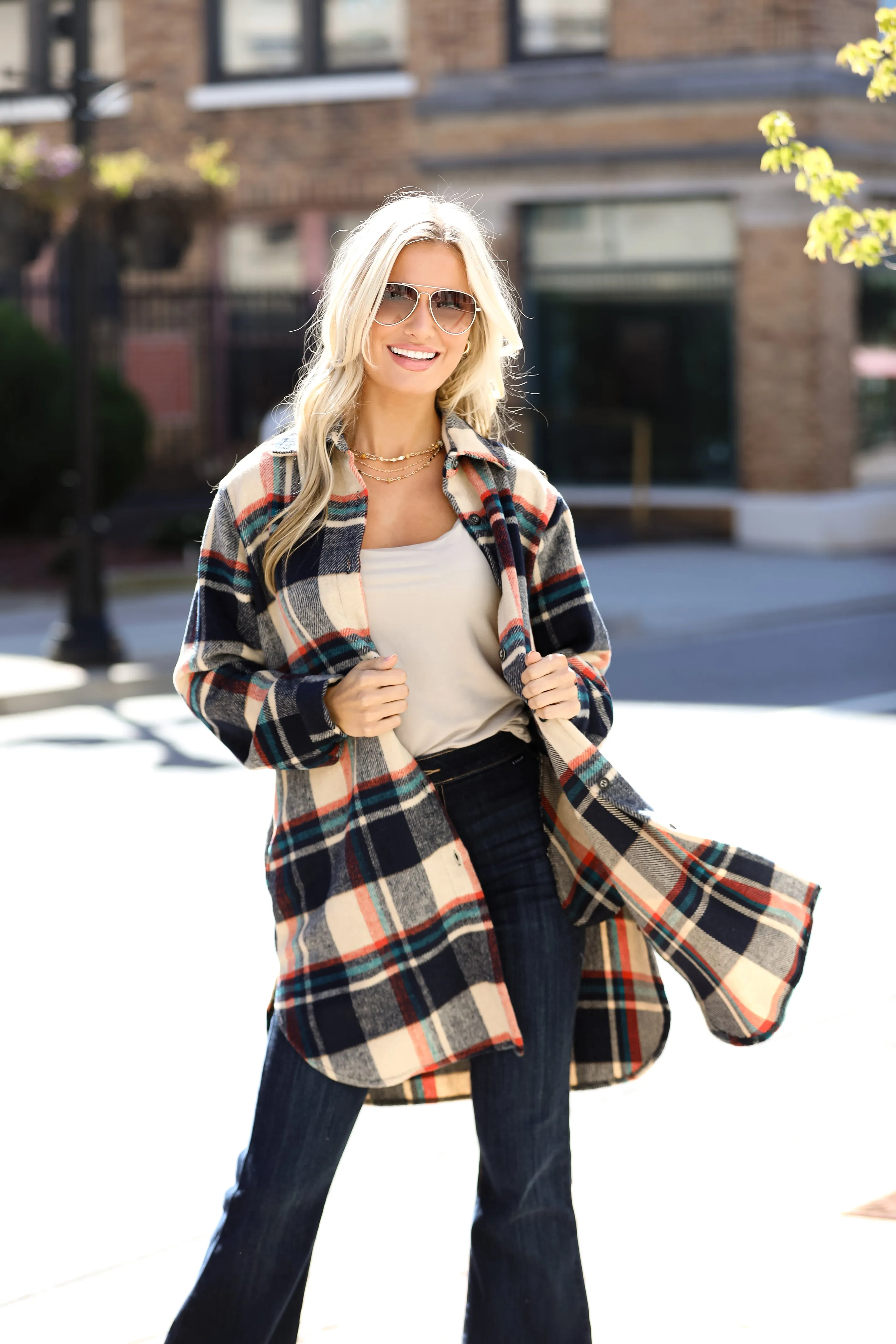 FINAL SALE - Poised Passion Plaid Shacket