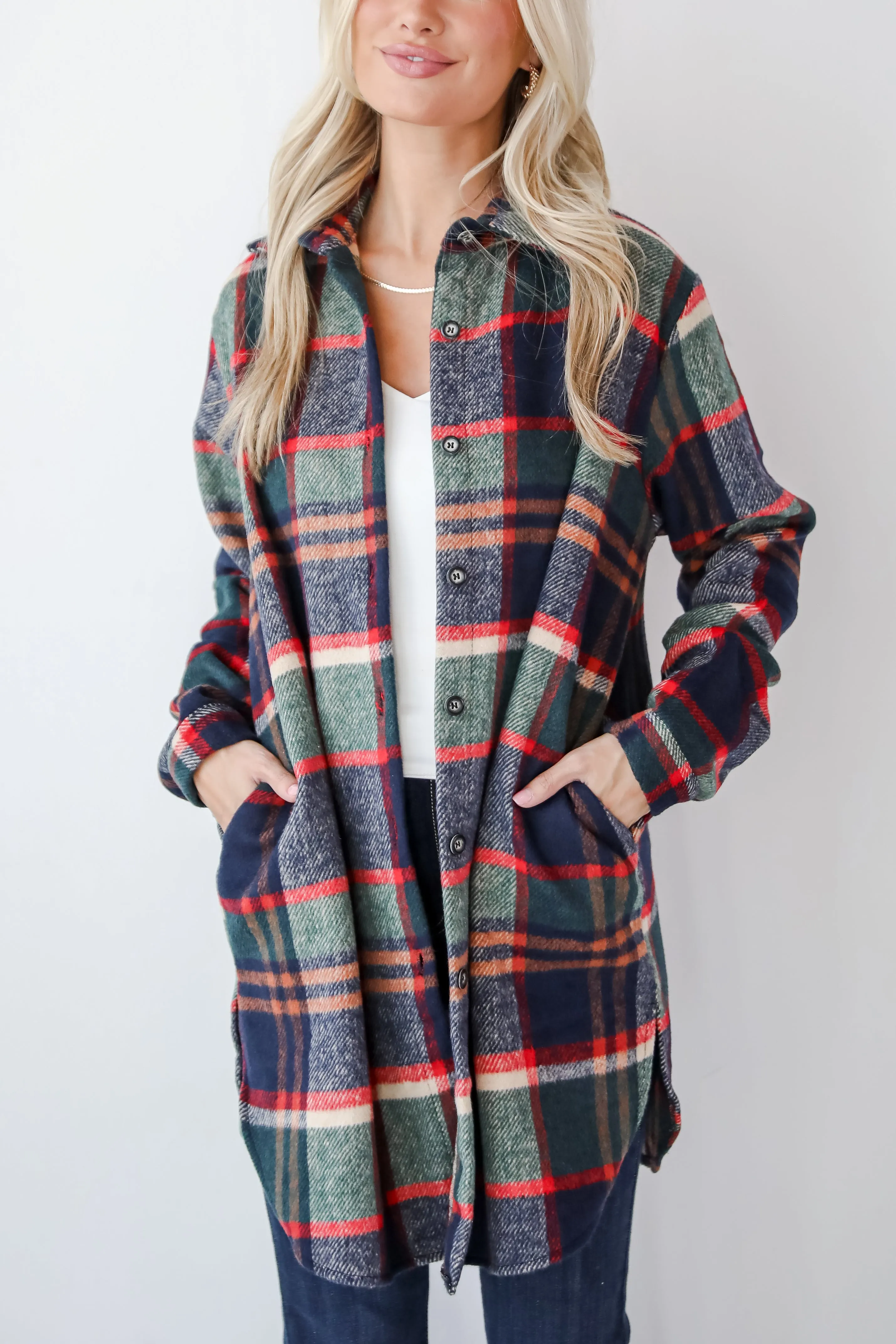 FINAL SALE - Poised Passion Plaid Shacket