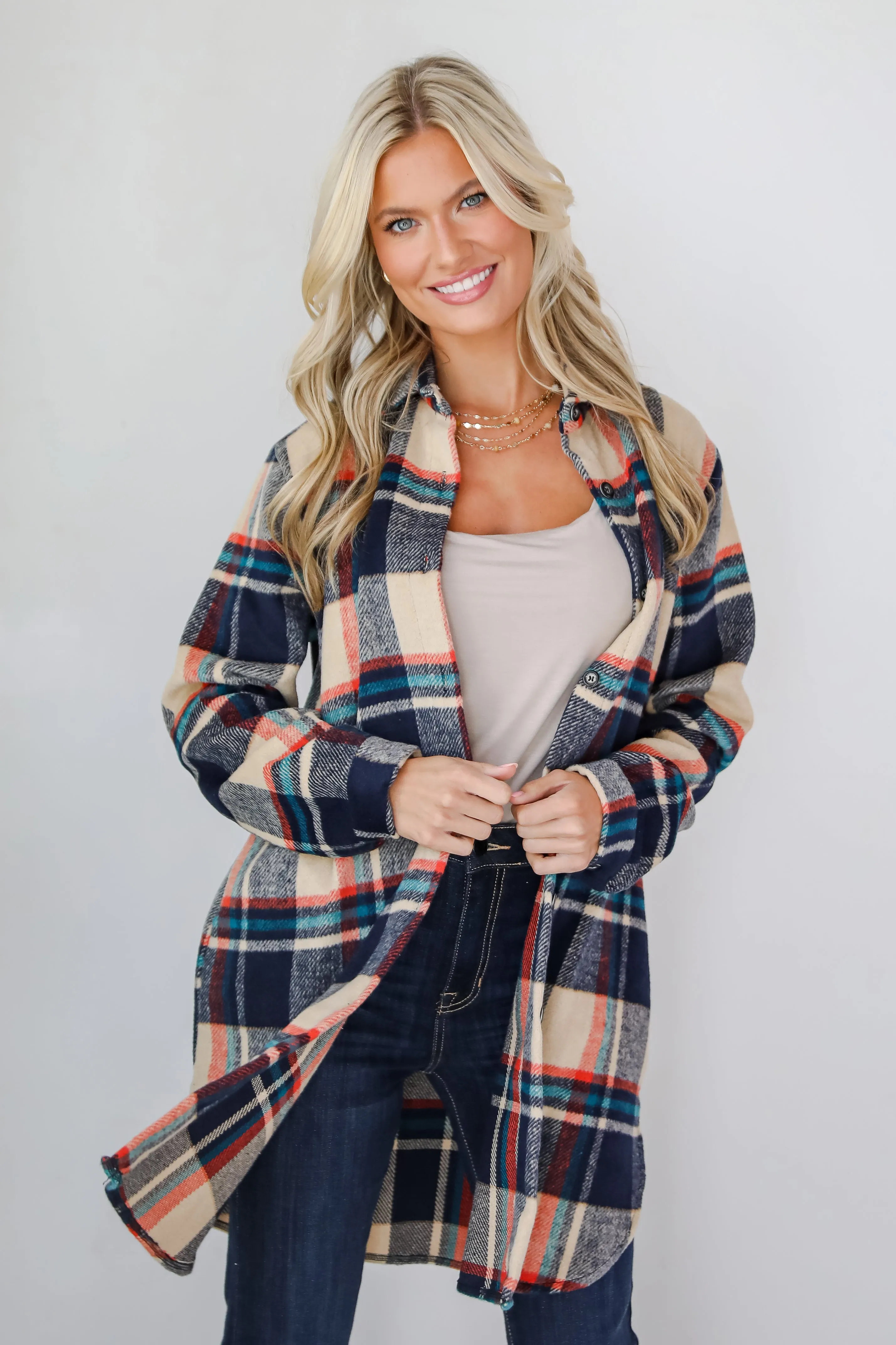 FINAL SALE - Poised Passion Plaid Shacket