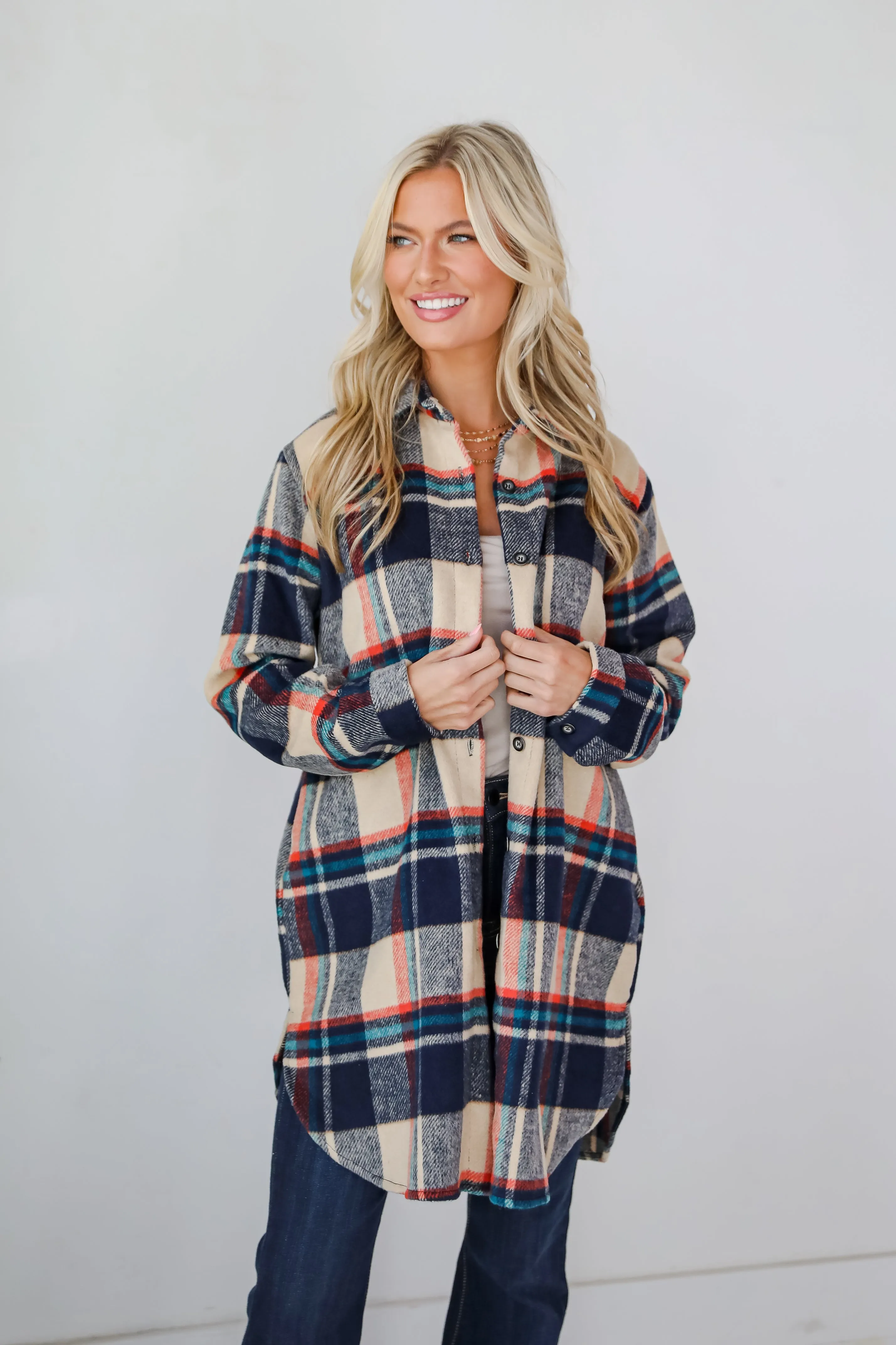 FINAL SALE - Poised Passion Plaid Shacket