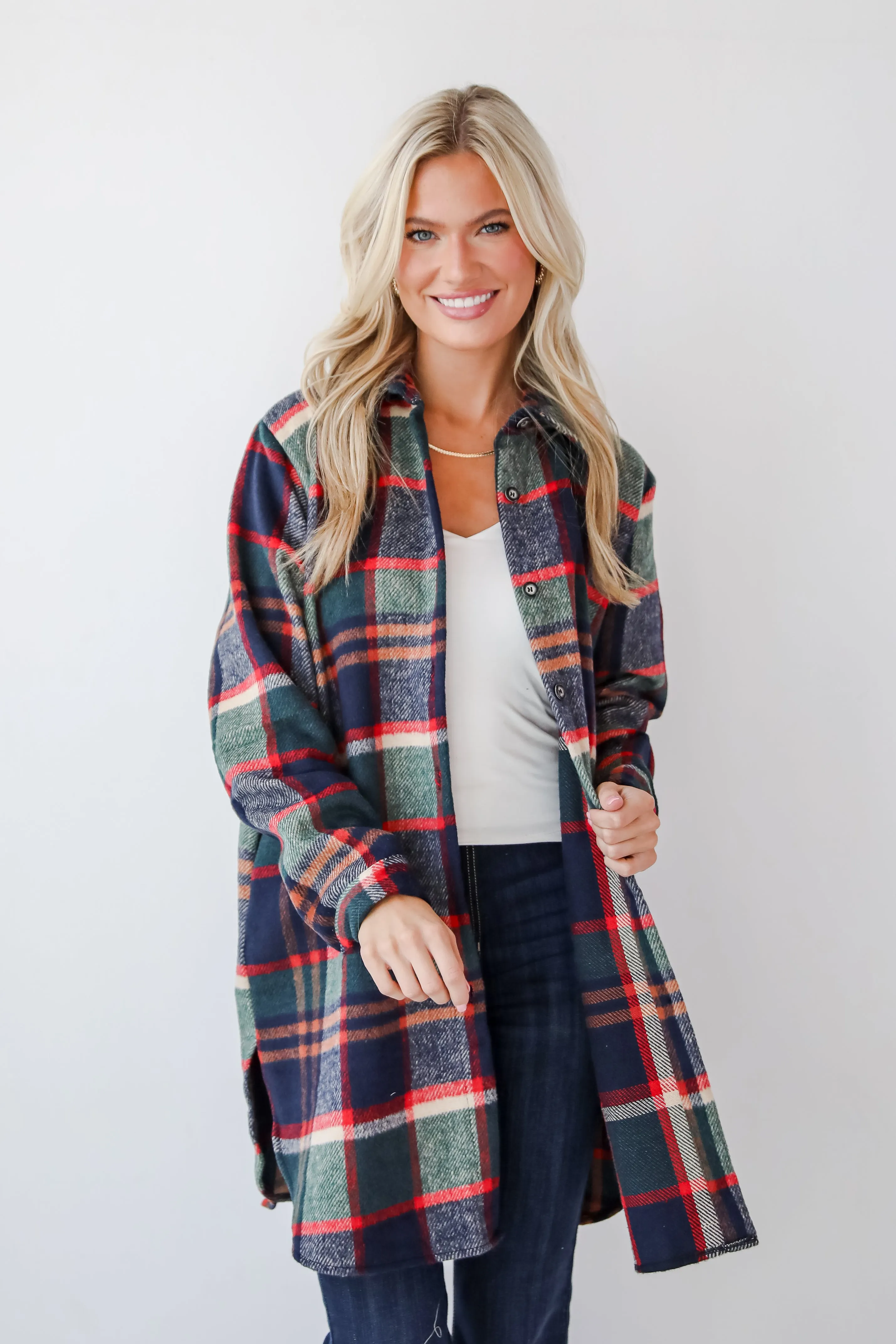 FINAL SALE - Poised Passion Plaid Shacket