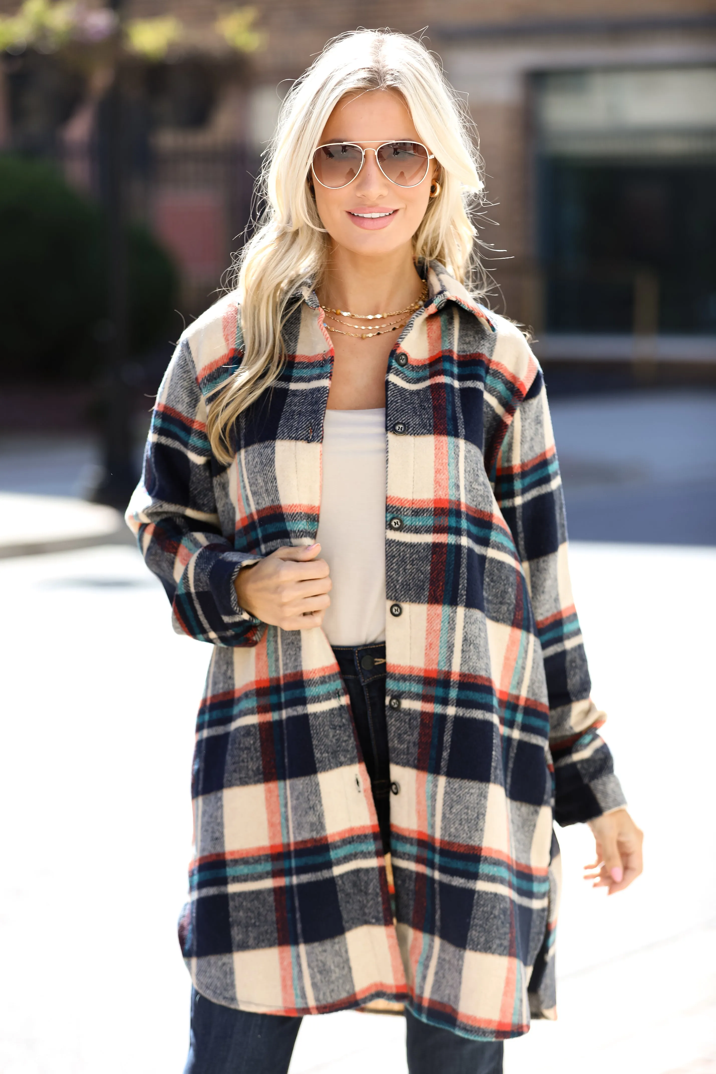 FINAL SALE - Poised Passion Plaid Shacket