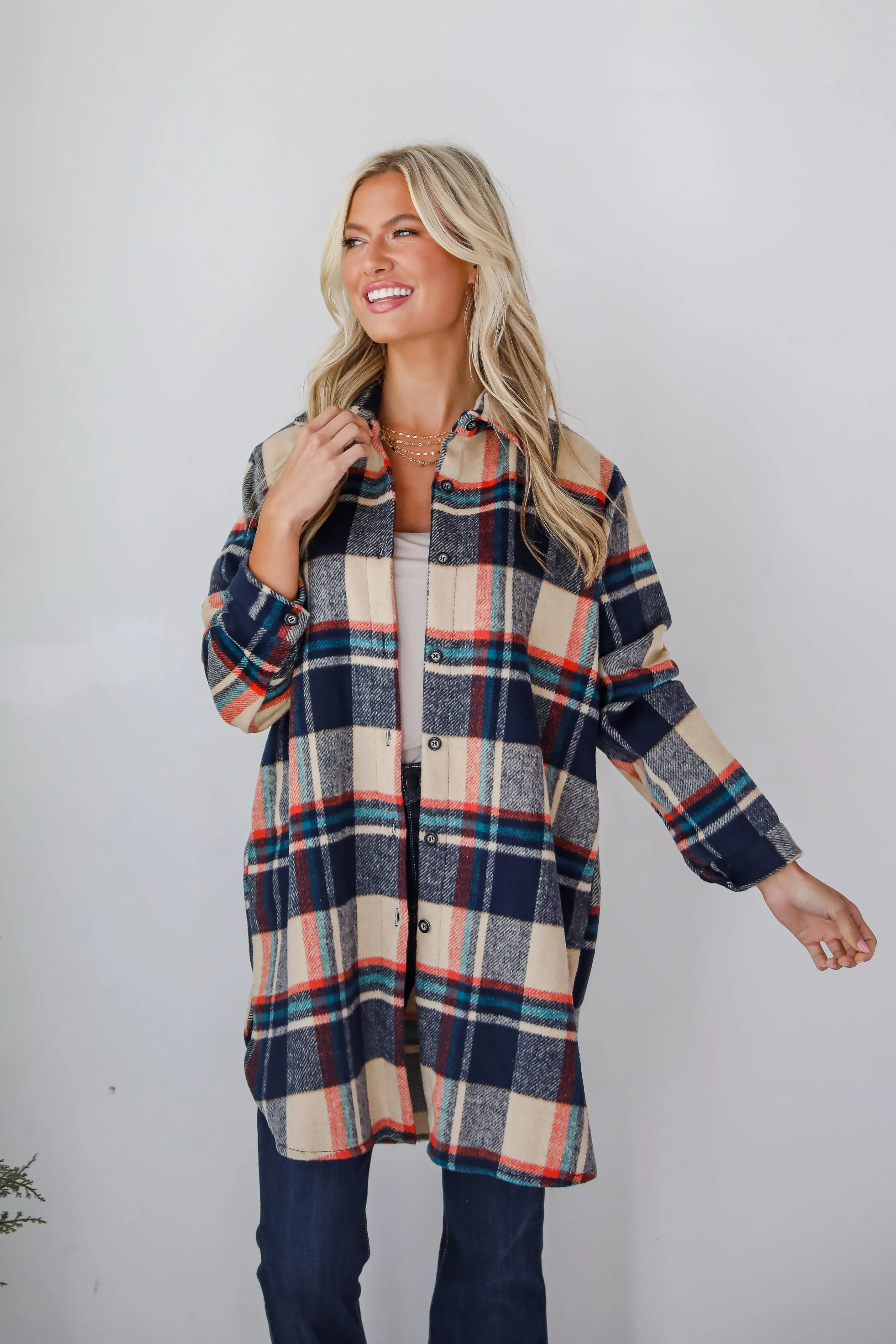 FINAL SALE - Poised Passion Plaid Shacket