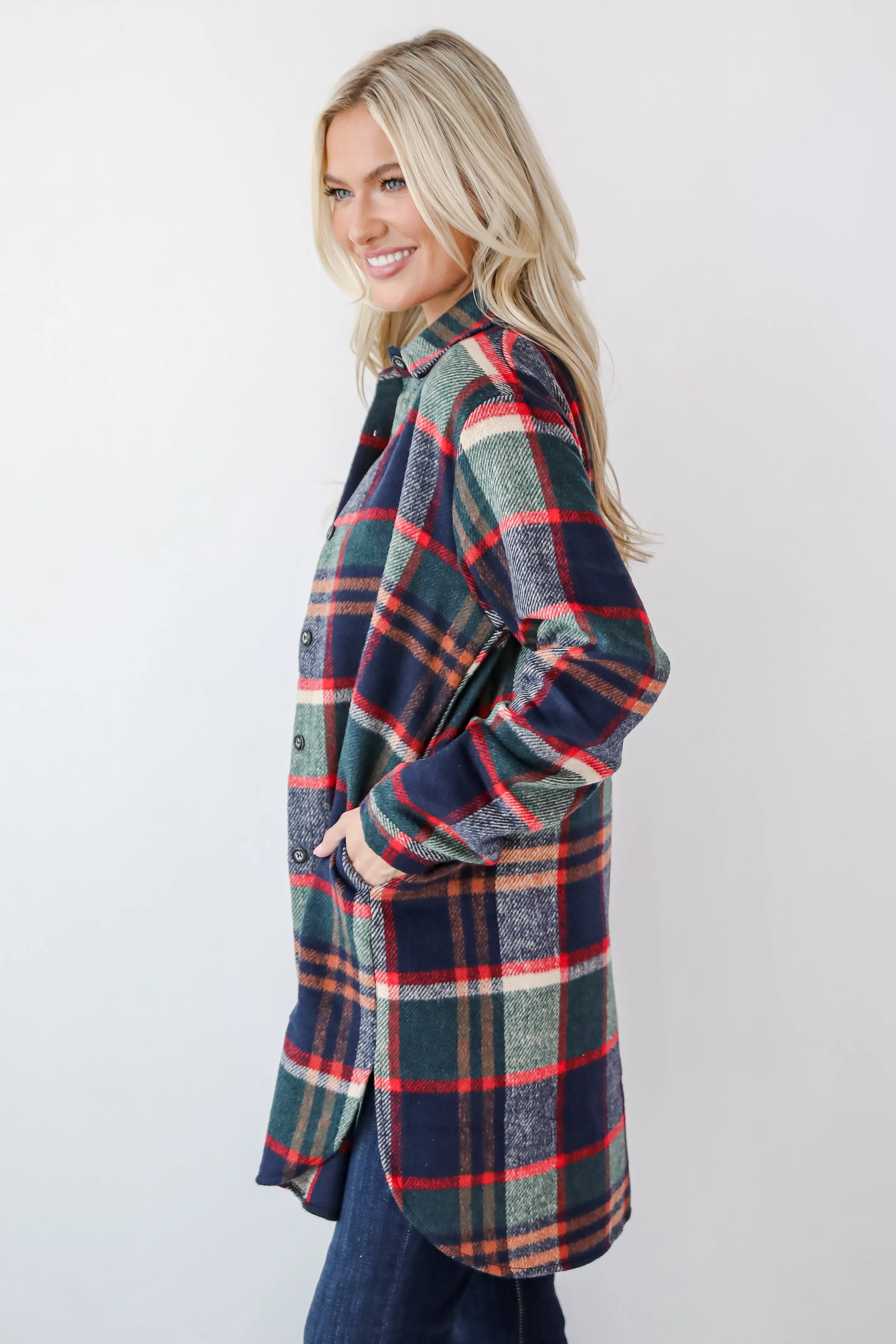 FINAL SALE - Poised Passion Plaid Shacket