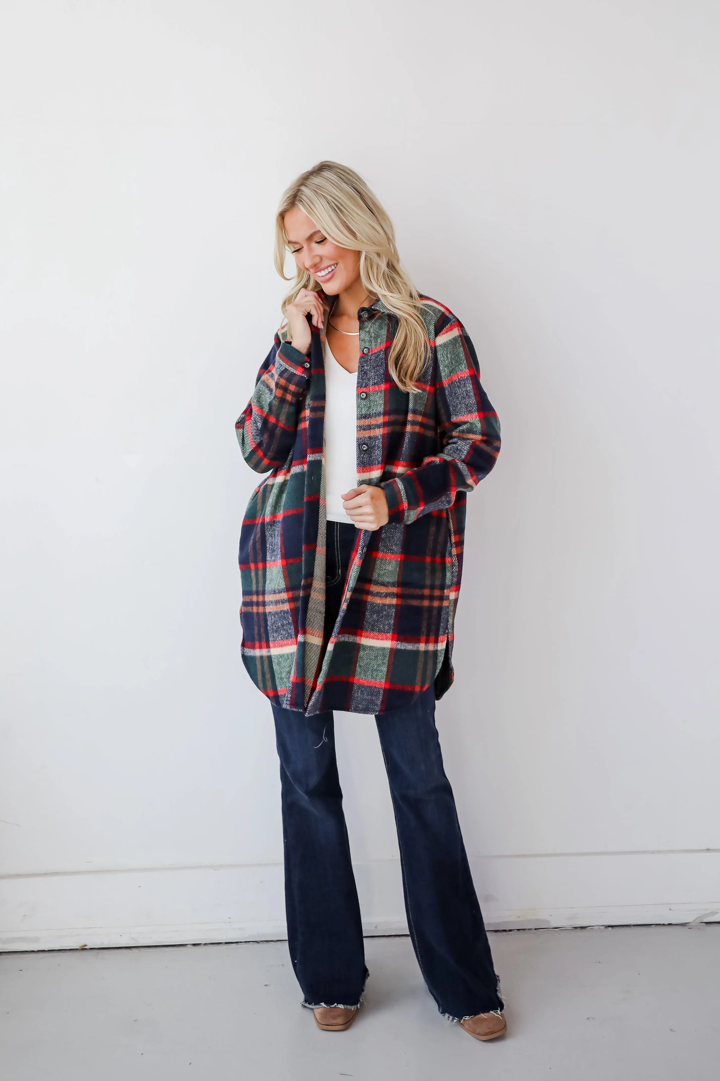 FINAL SALE - Poised Passion Plaid Shacket