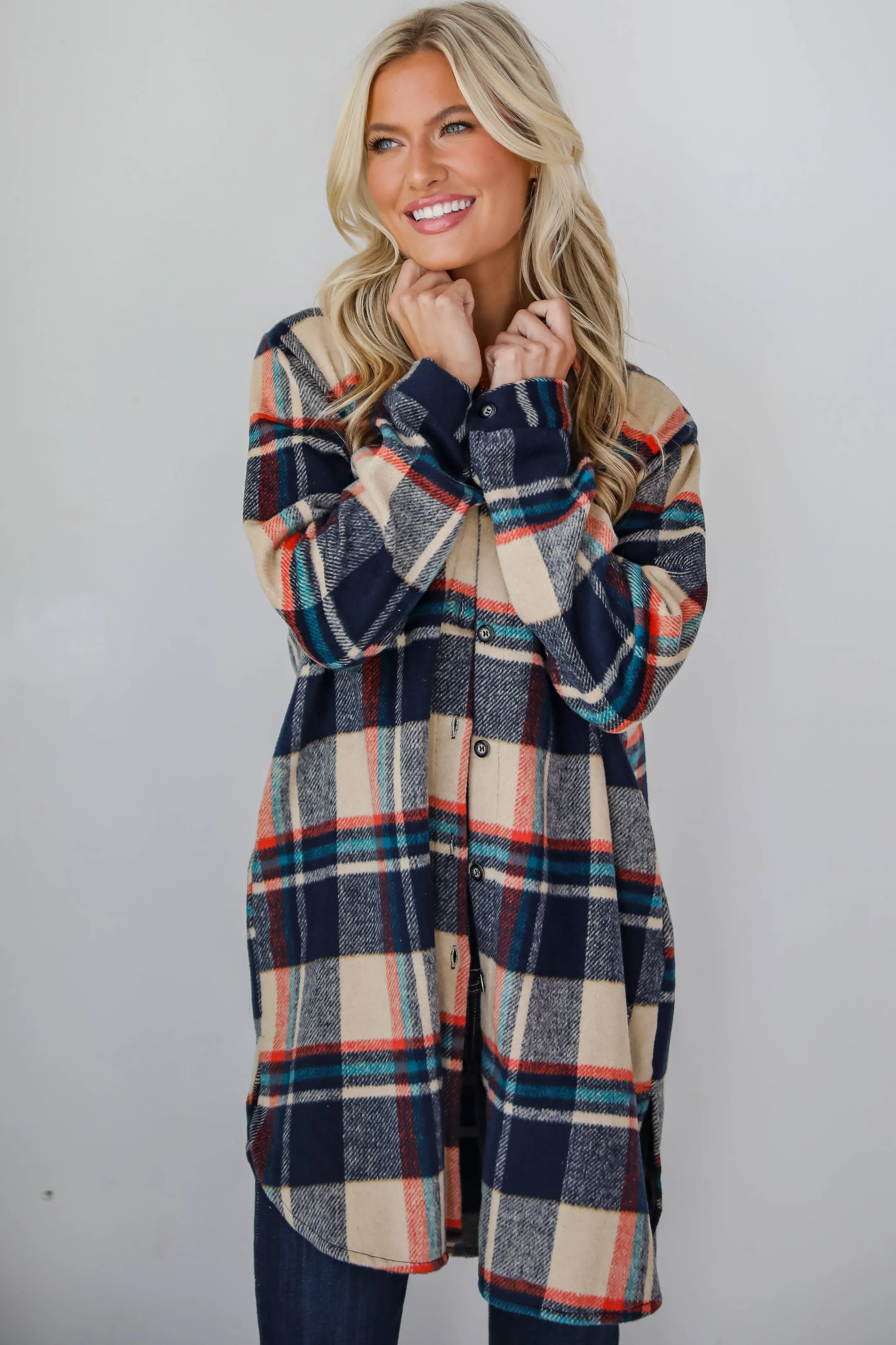 FINAL SALE - Poised Passion Plaid Shacket