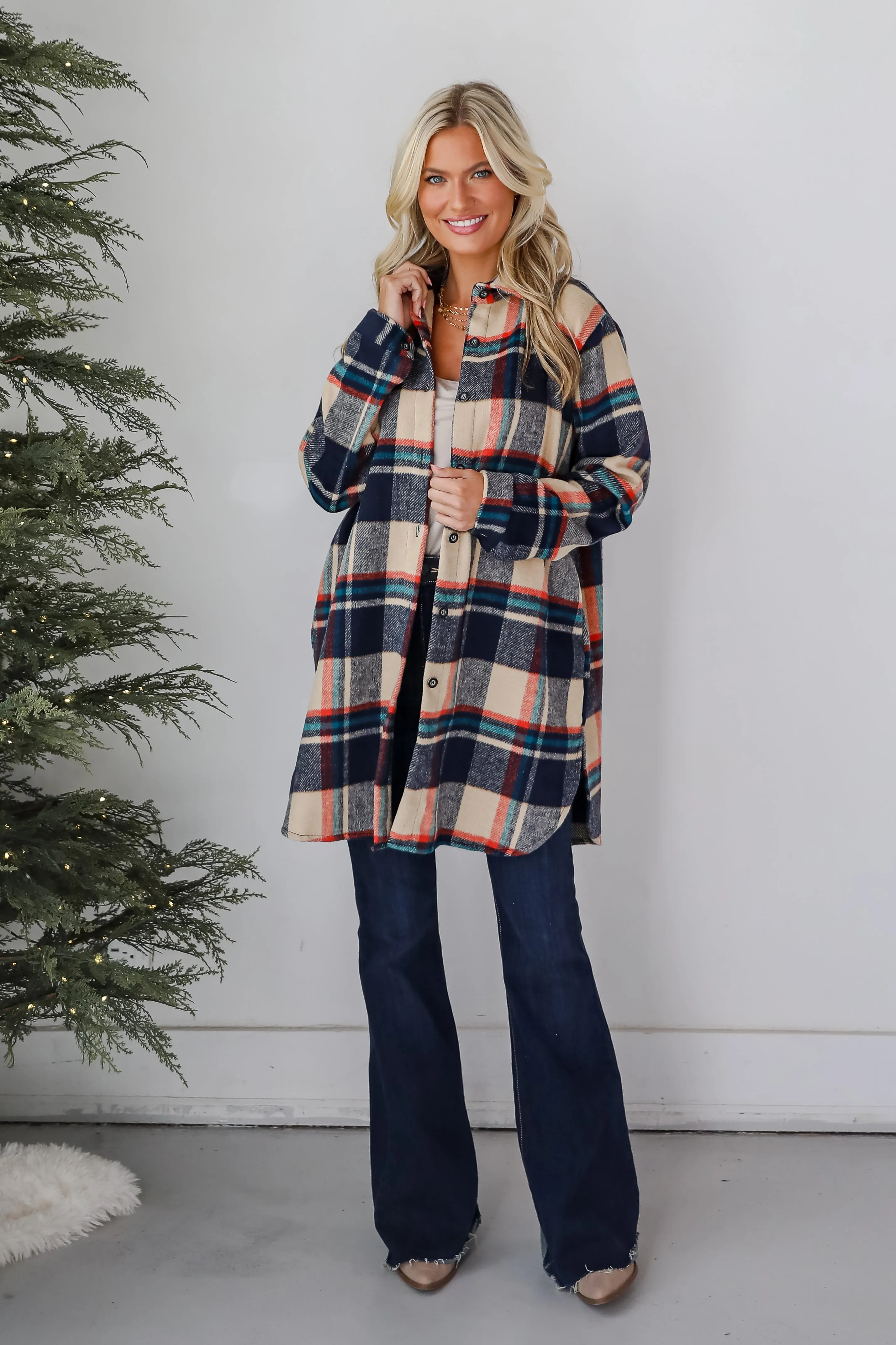 FINAL SALE - Poised Passion Plaid Shacket