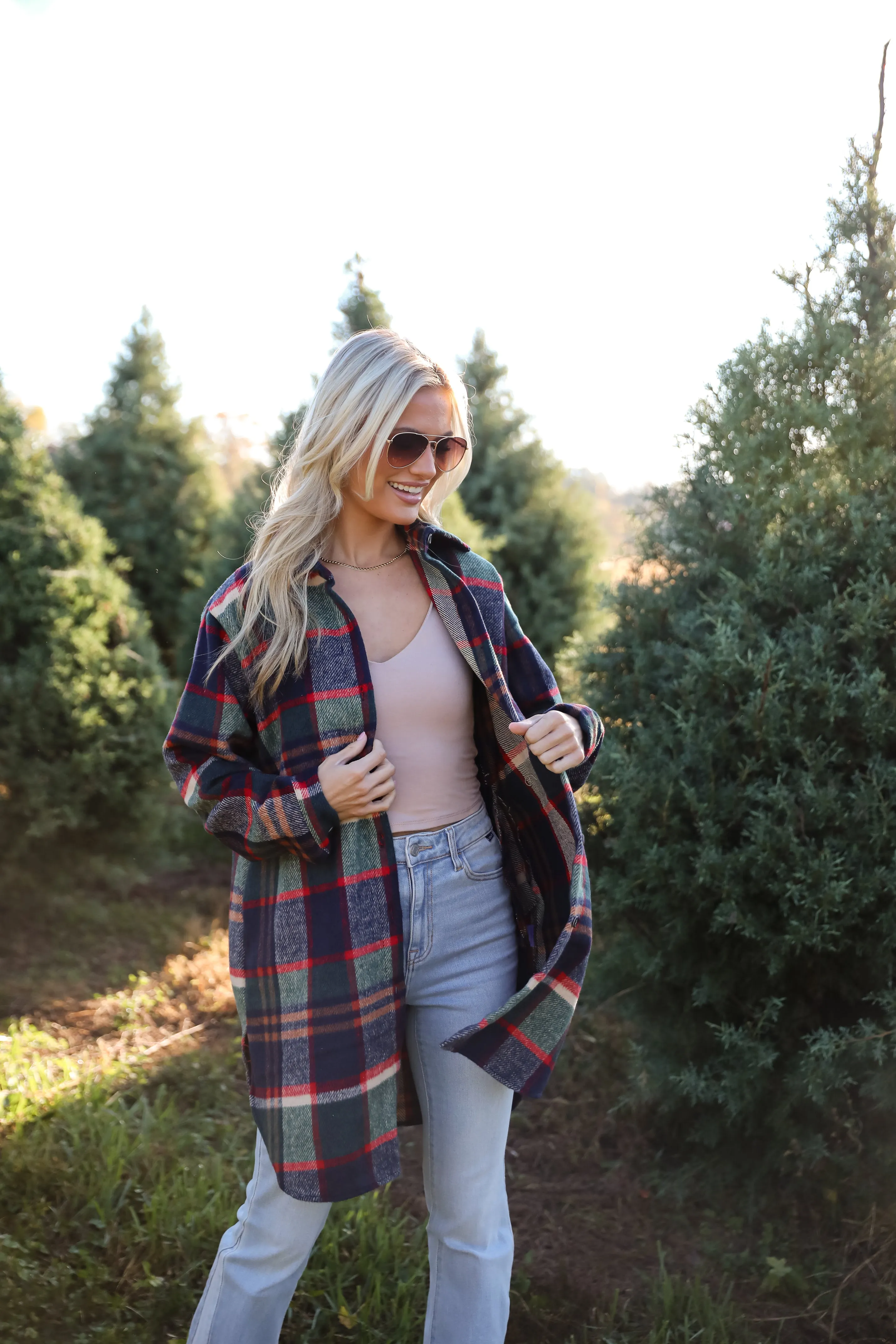 FINAL SALE - Poised Passion Plaid Shacket