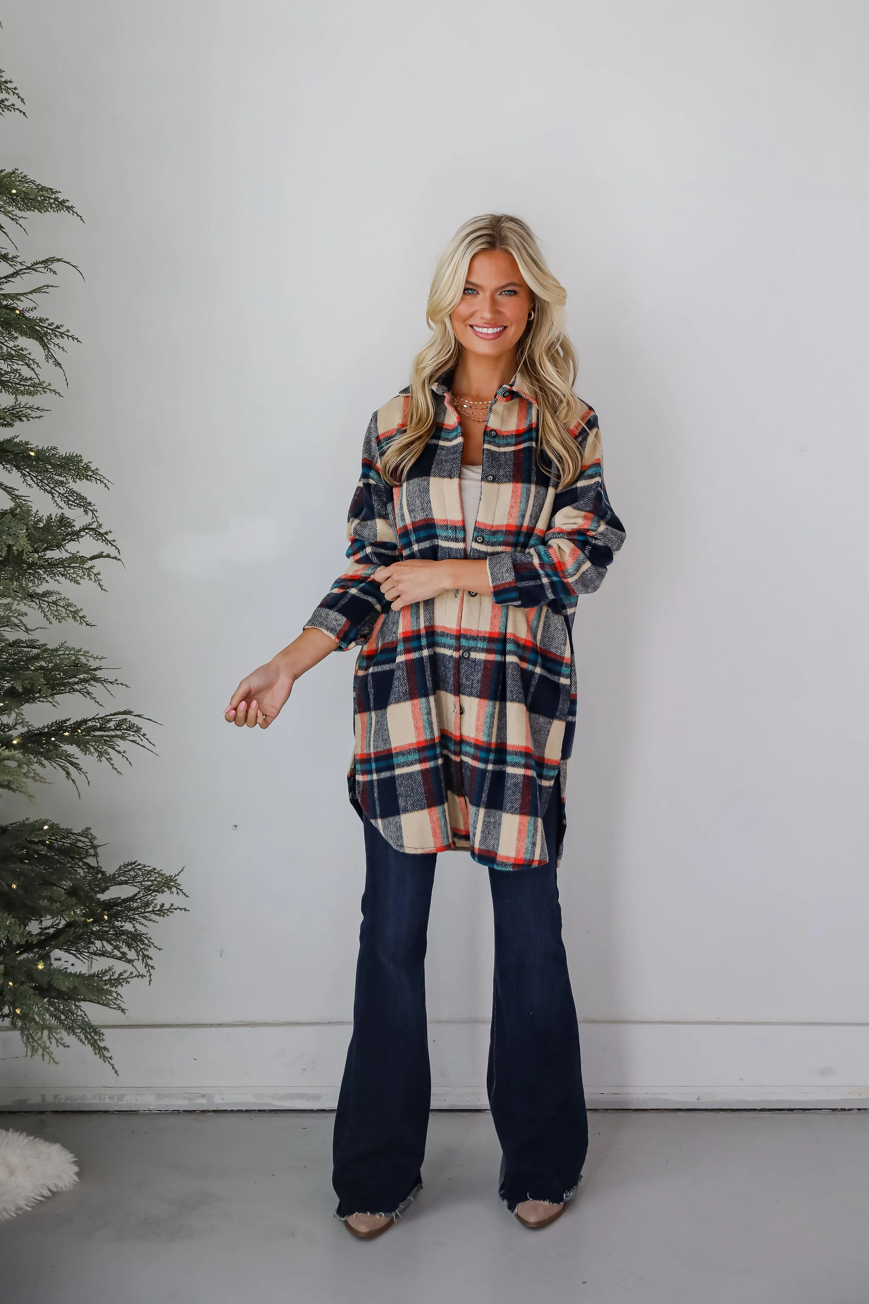 FINAL SALE - Poised Passion Plaid Shacket