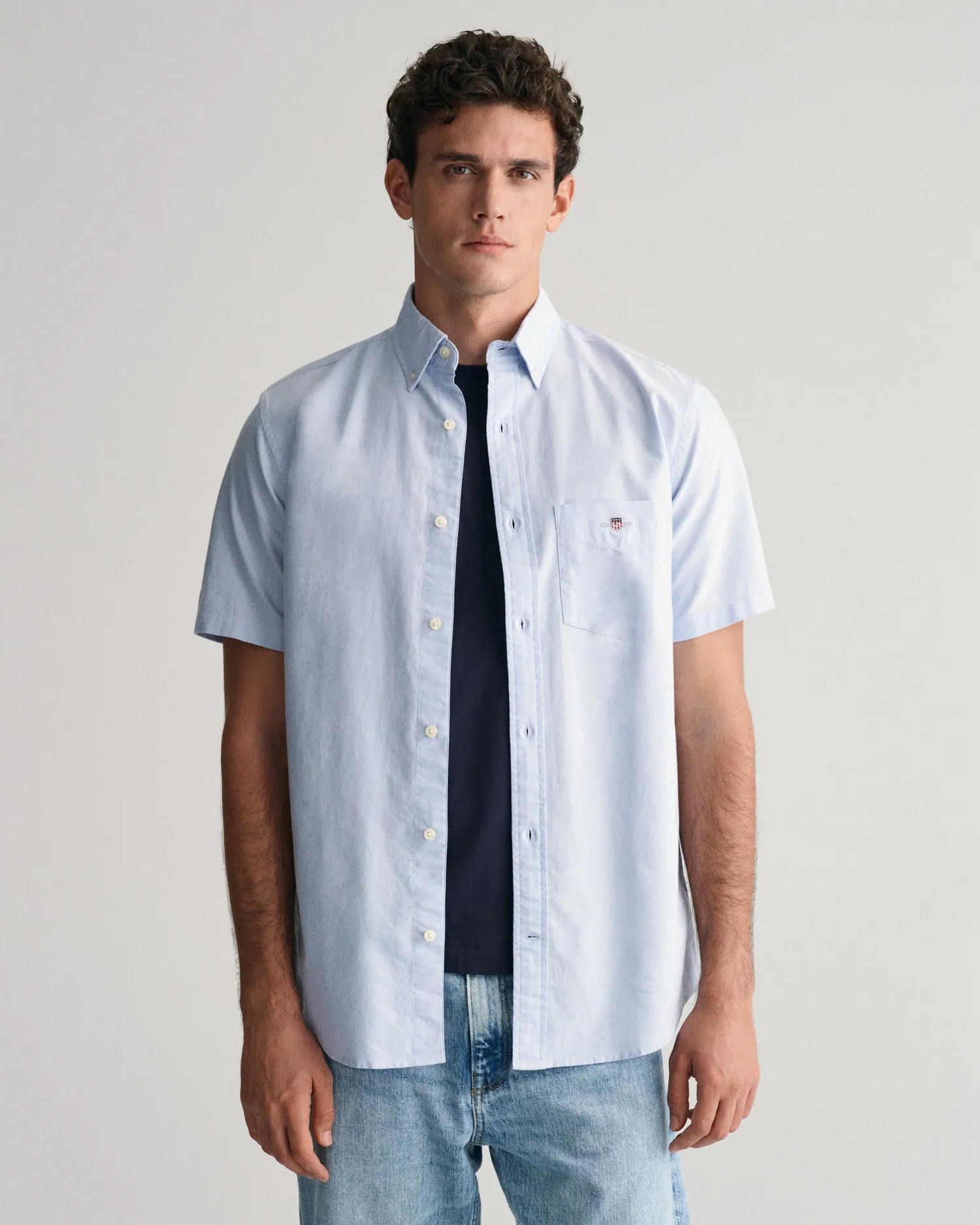 GANT Regular Classic Oxford Short Sleeve Shirt