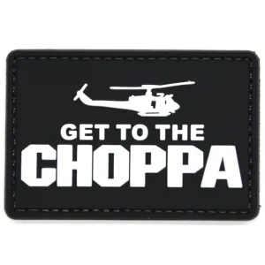 Get to the Choppa Patch Black