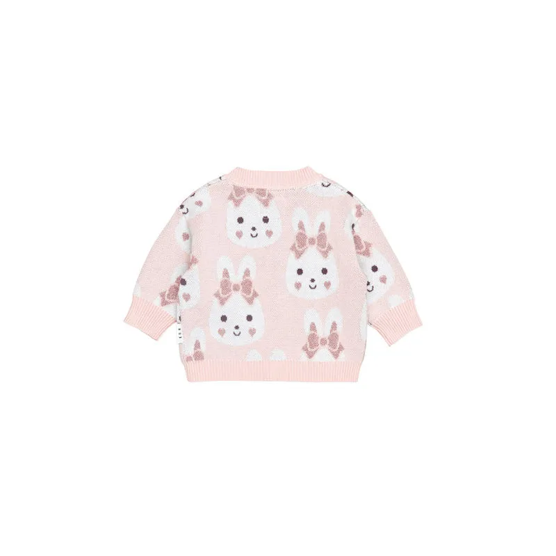 Huxbaby Bunny Love Boxy Cardi