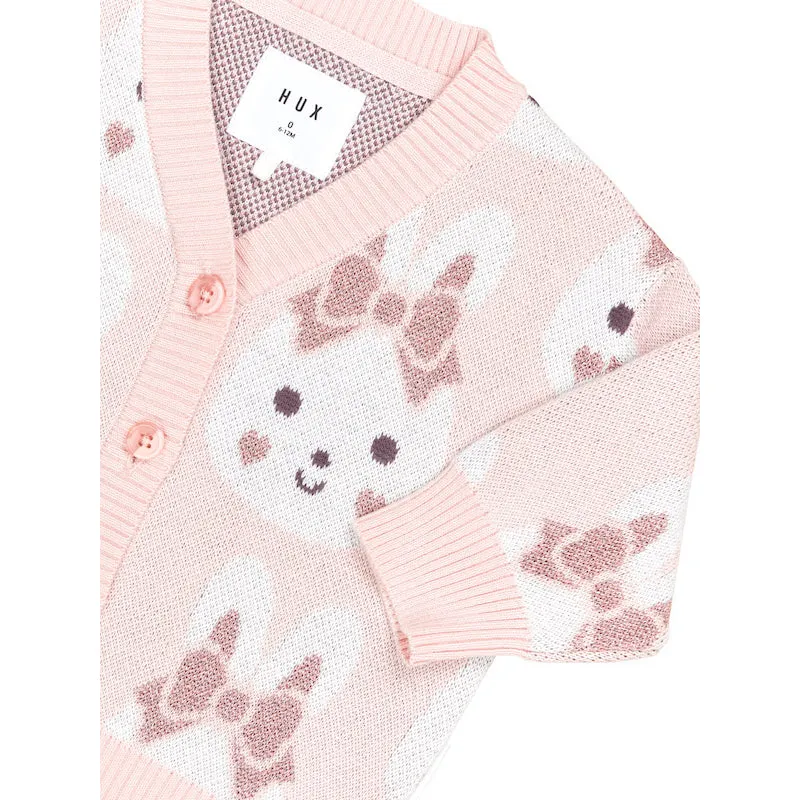 Huxbaby Bunny Love Boxy Cardi