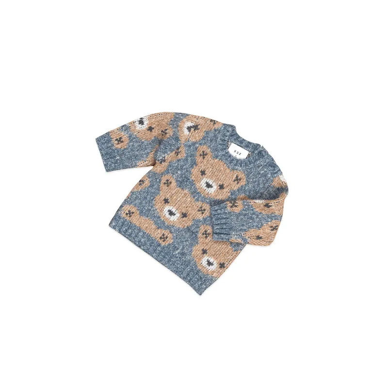 Huxbaby Night Huxbear Knit Jumper