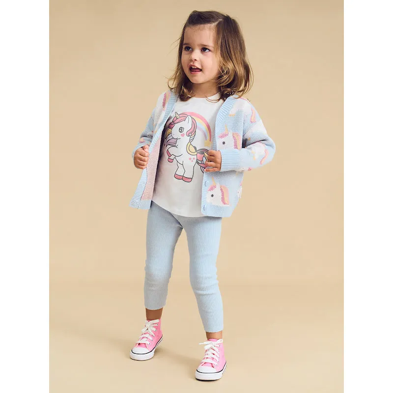 Huxbaby Unicorn Boxy Cardi