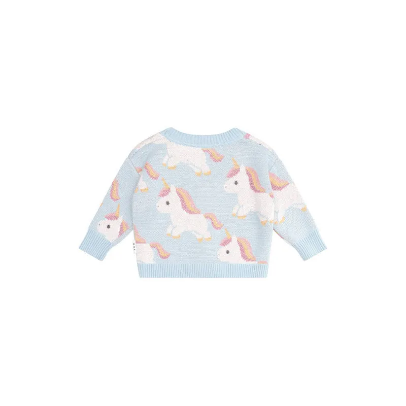 Huxbaby Unicorn Boxy Cardi