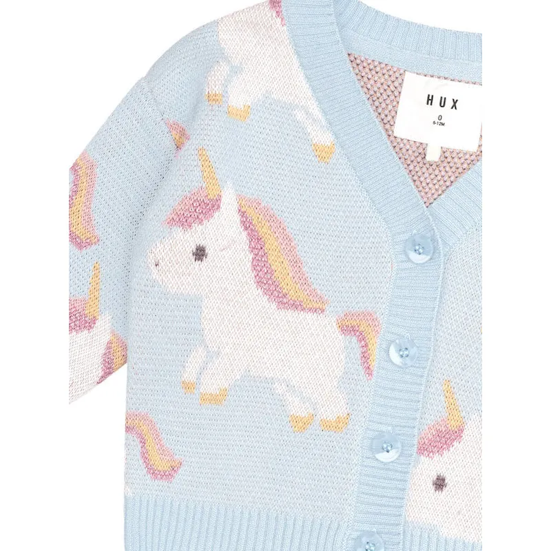 Huxbaby Unicorn Boxy Cardi