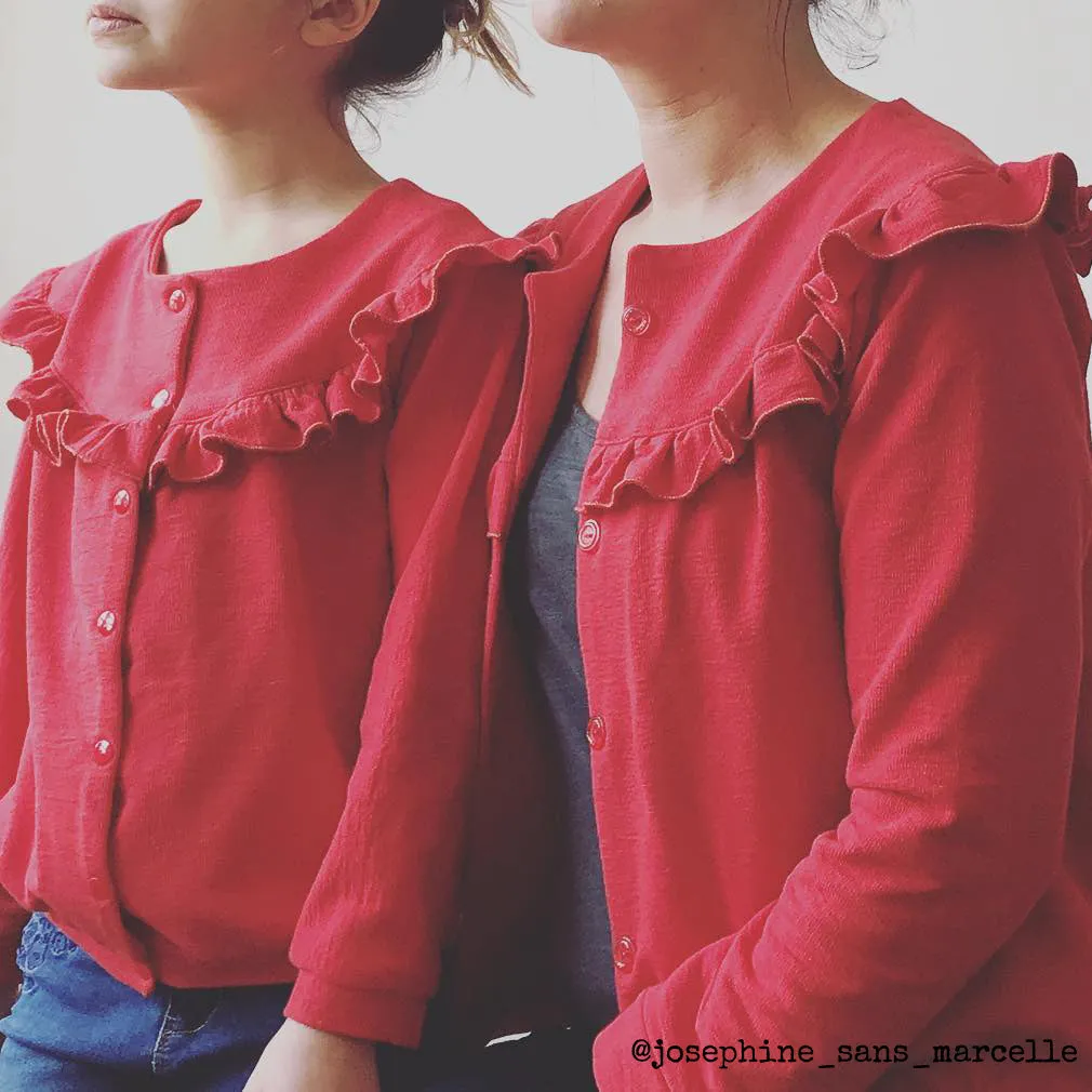 IRMA Cardigan or light vest -Girl 3/12- PDF Sewing Pattern