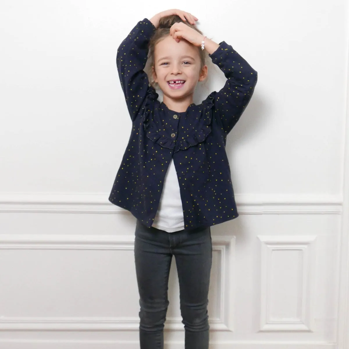 IRMA Cardigan or light vest -Girl 3/12- PDF Sewing Pattern