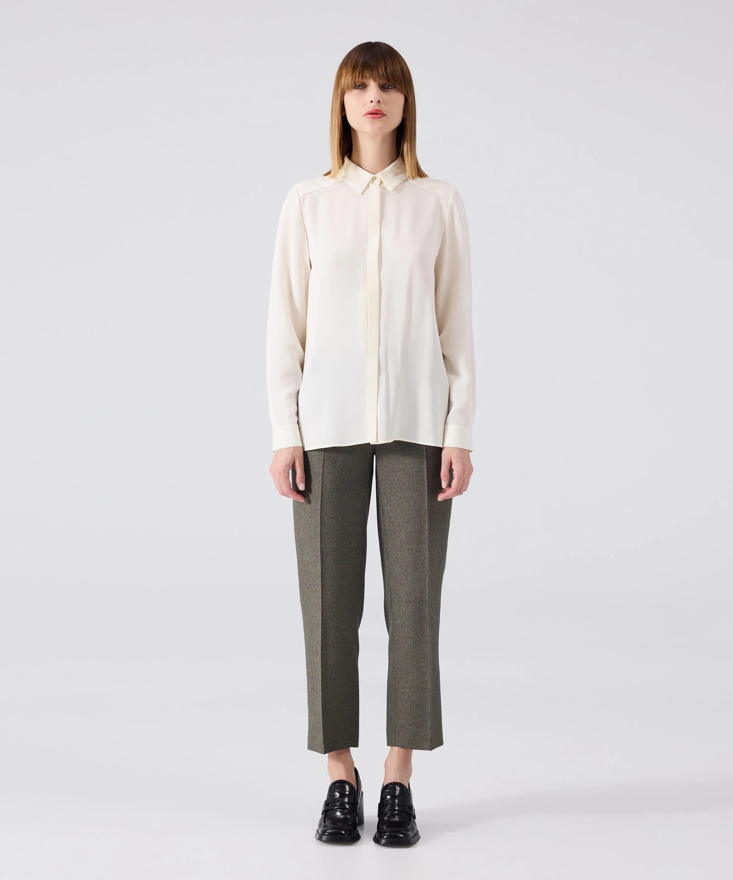 Machka Silk Shirt Ecru