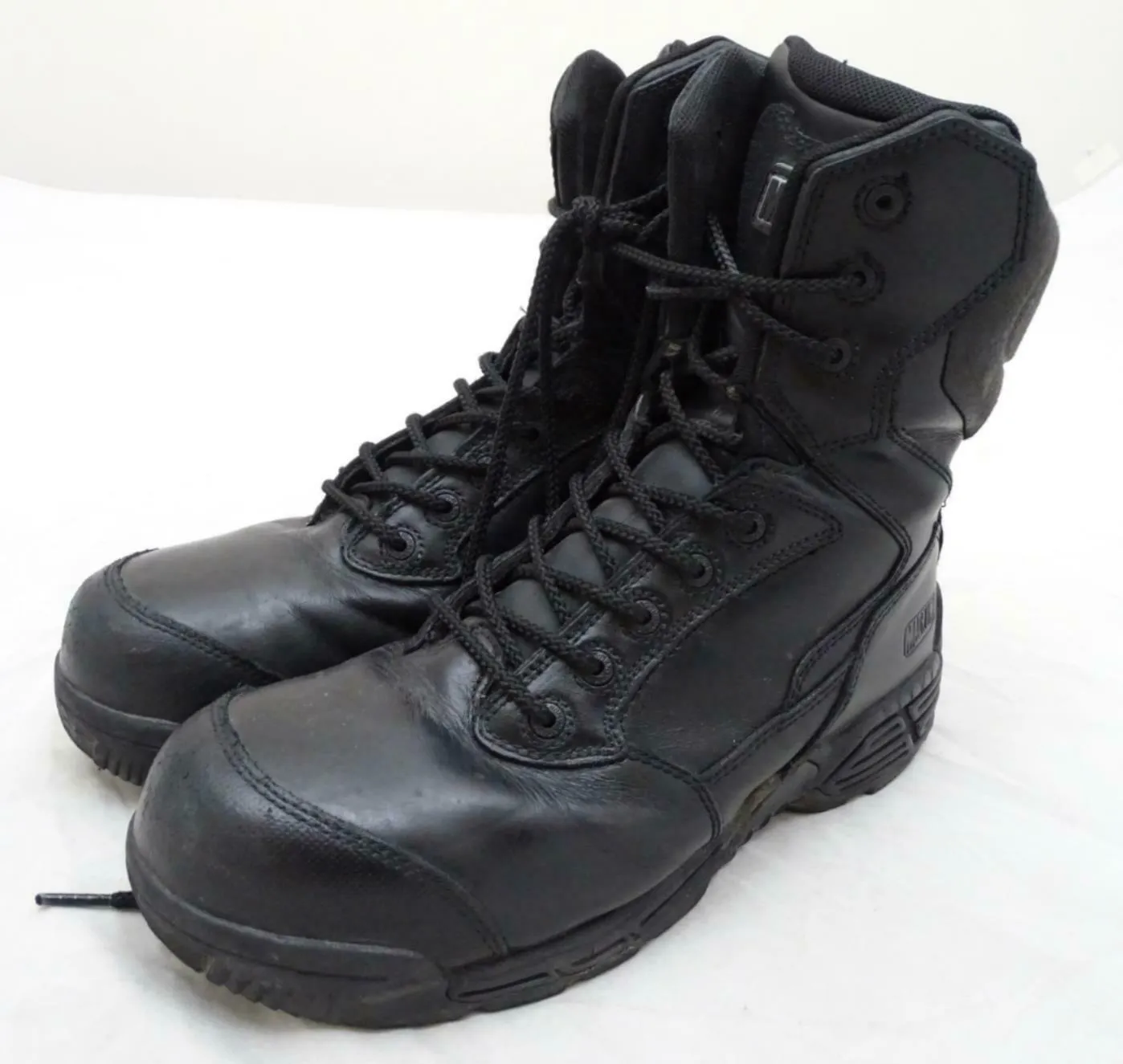 Magnum Tactical Boots Stealth Force 8.0 Side Zip & Lace Up Black MAGSF8ZU